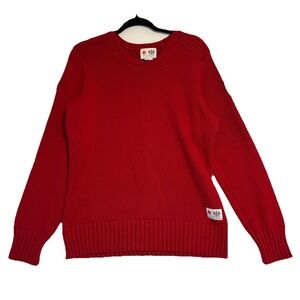 Hudson's Bay Team Canada Red Knit Sweater Women's 2XL Made in Canada Olympics